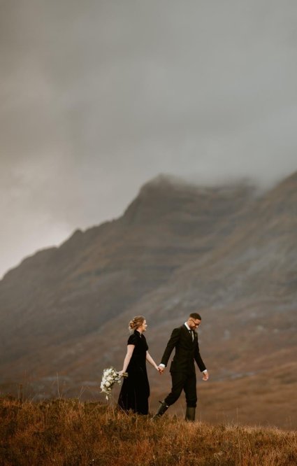 Humanist celebrand wedding elopement in Glencoe, Scotland